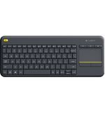 Logitech-K400-Plus-Tv-tastiera-RF-Wireless-QWERTZ-Ungherese-Nero