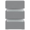 vidaXL-Comodino-con-Luci-LED-Grigio-45x35x67-cm-in-Legno-Multistrato