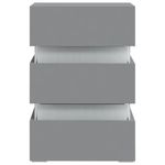 vidaXL-Comodino-con-Luci-LED-Grigio-45x35x67-cm-in-Legno-Multistrato