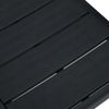 Sedie-da-Giardino-4-pz-Nere-in-HDPE-Aspetto-Legno