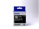 Epson-Nastro-fondo-Lucido-Nero-per-testo-Bianco-18-9-LK-5BWV