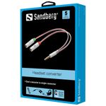 Sandberg-Headset-converter-Dual->Single