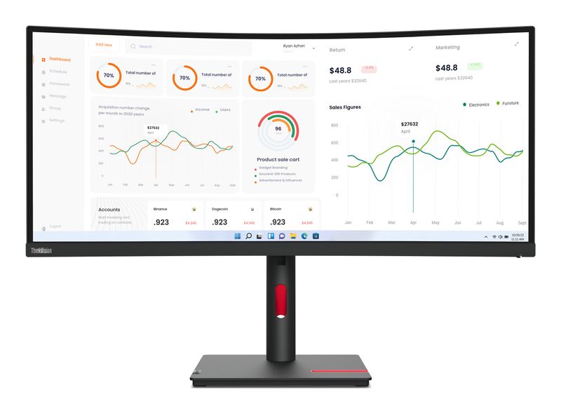 Lenovo-ThinkVision-T34w-30-LED-display-864-cm--34--3440-x-1440-Pixel-Wide-Quad-HD-Nero