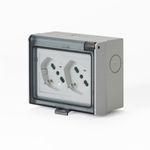 FANTON-421021PAR-presa-energia-2-x-Type-F---Type-L-Grigio