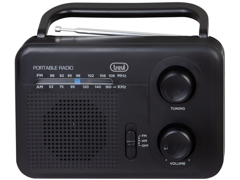 Trevi-0RA7F6400-radio-Portatile-Analogico-Nero