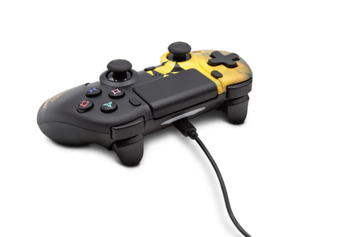 Panthek-PlayStation-4-Controller-Wired-Giallo-e-Nero