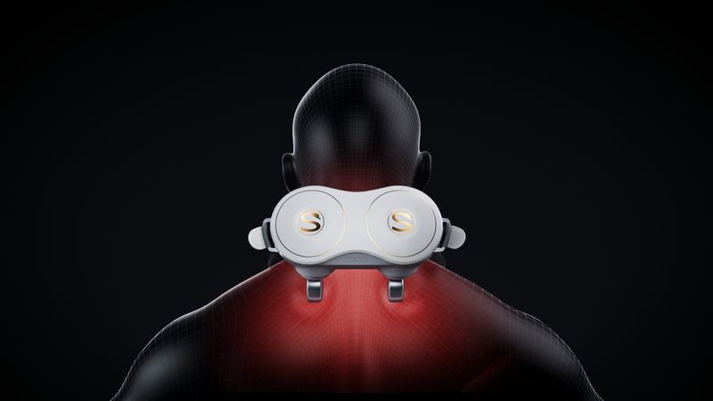 Skg-H7-e-Neck-Massager-White