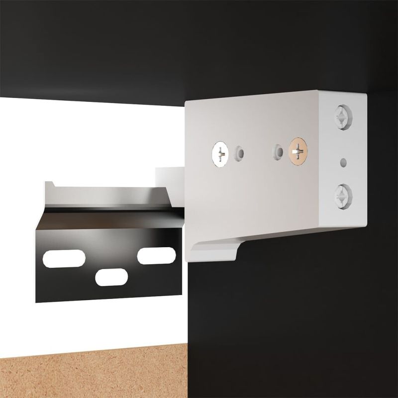vidaXL-Comodino-Nero-305x30x30-cm-in-Truciolato