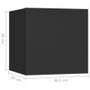 vidaXL-Comodino-Nero-305x30x30-cm-in-Truciolato