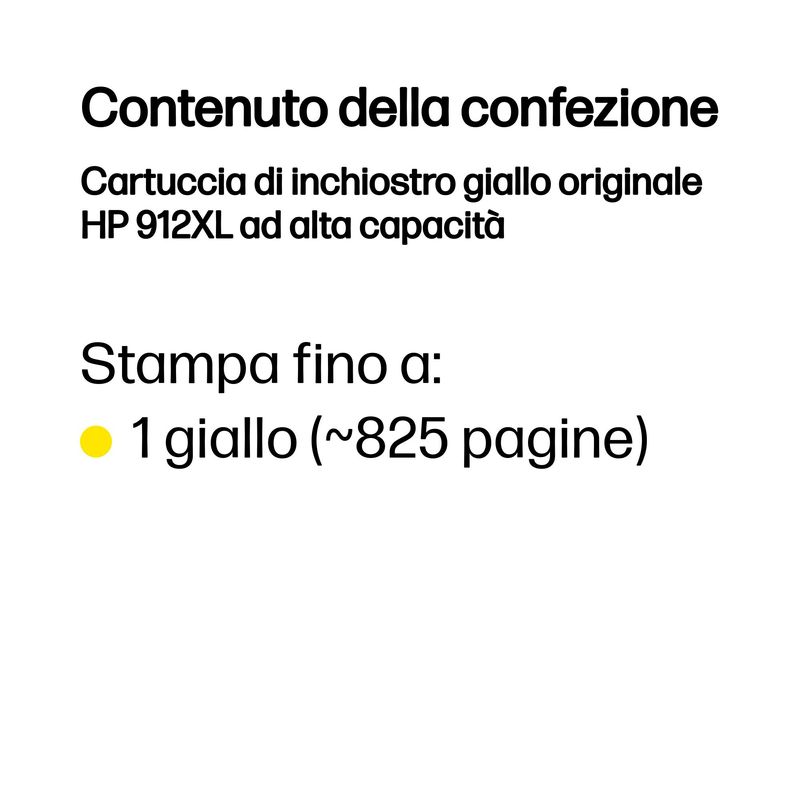 HP-912XL---9.9-ml---Hohe-Ergiebigkeit---Gelb---Original---Tintenpatrone---fA¼r-Officejet-8012-8013-8014-8015-Officeje