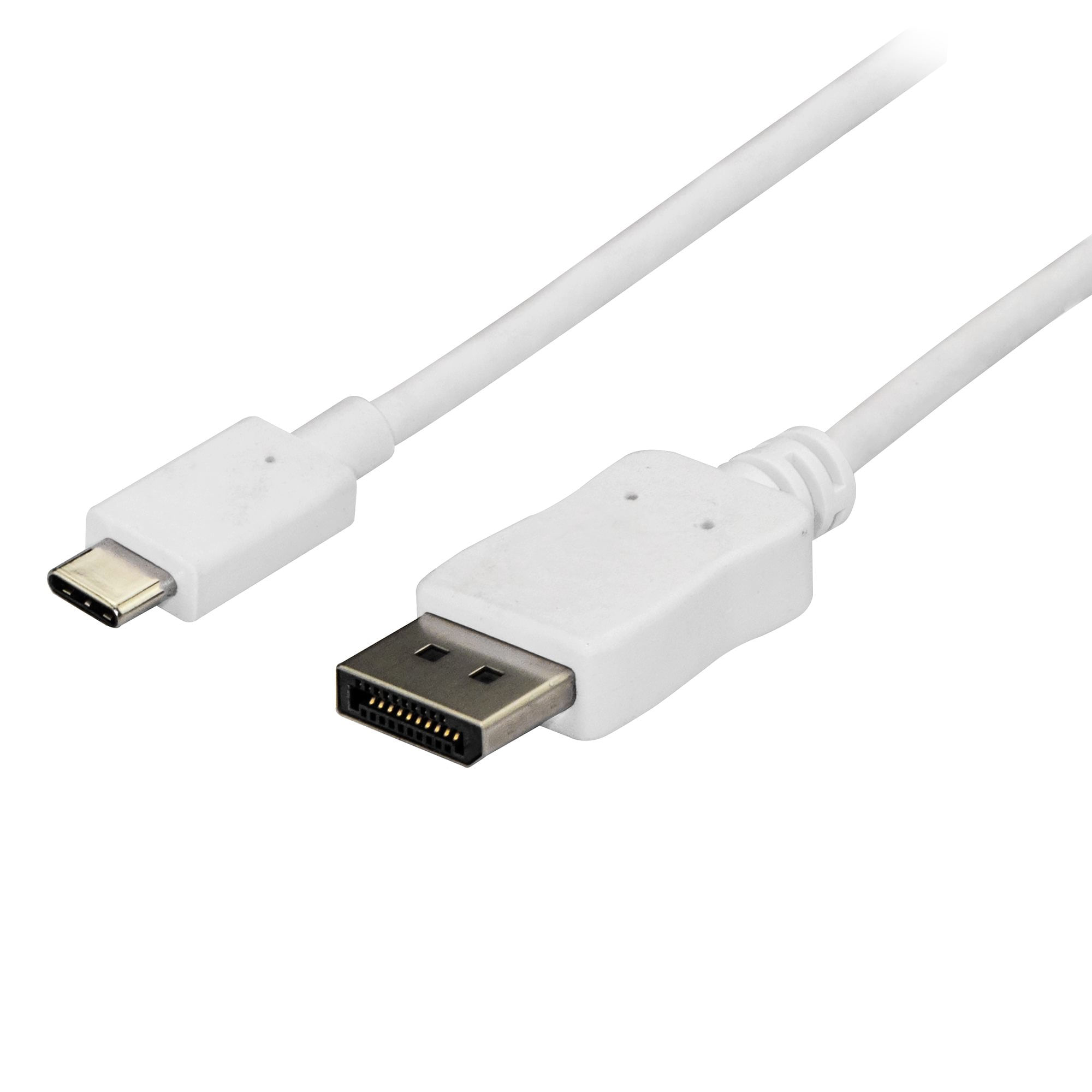 StarTech.com Cavo USB-C a DisplayPort da 18m - 4K 60Hz - Bianco (6ft USB C to DisplayPort Cable - 4K 60Hz)