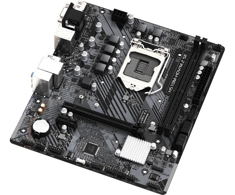 Asrock-H510M-HDV-M.2-SE-Intel-H470-LGA-1200--Socket-H5--micro-ATX