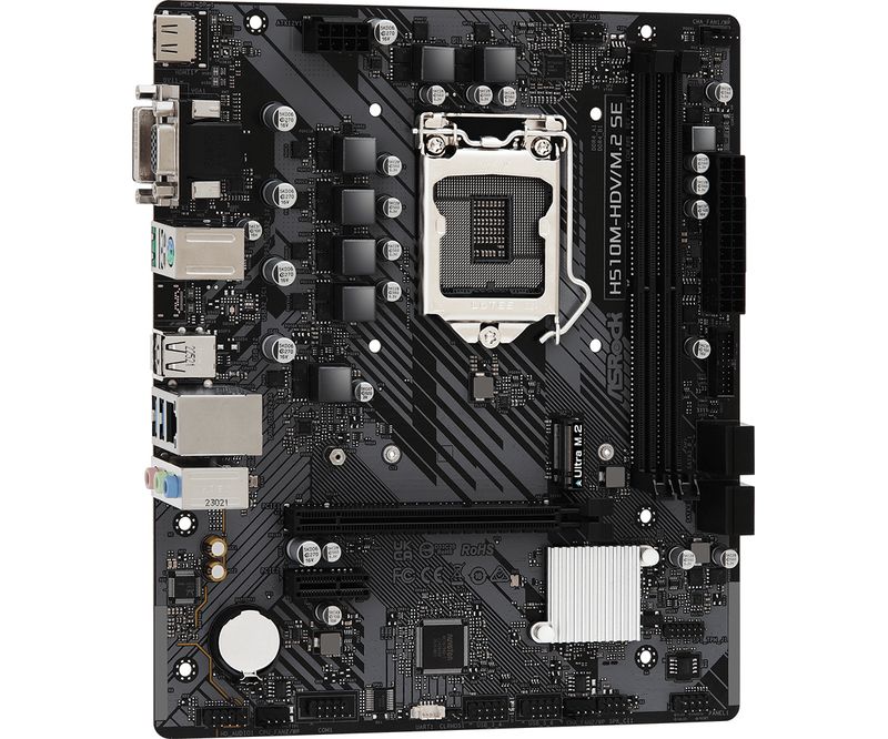 Asrock-H510M-HDV-M.2-SE-Intel-H470-LGA-1200--Socket-H5--micro-ATX
