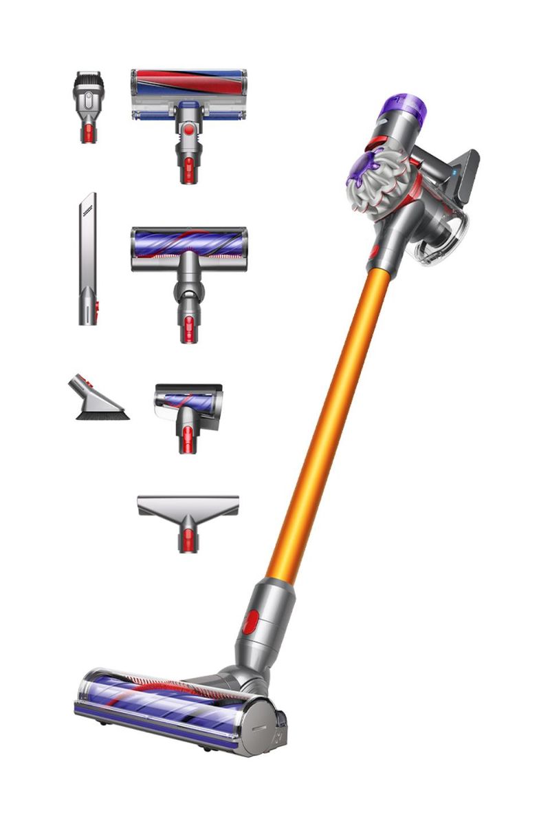 Dyson-V8-Absolute-aspirapolvere-senza-filo-Argento-Giallo-Senza-sacchetto