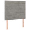Testiera-a-LED-Grigio-Chiaro-100x5x118-128-cm-in-Velluto