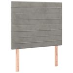 Testiera-a-LED-Grigio-Chiaro-100x5x118-128-cm-in-Velluto