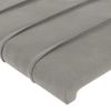 Testiera-a-LED-Grigio-Chiaro-100x5x118-128-cm-in-Velluto