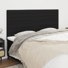 Testiera-4-pz-Nera-90x5x78-88-cm-in-Tessuto