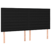 Testiera-4-pz-Nera-90x5x78-88-cm-in-Tessuto