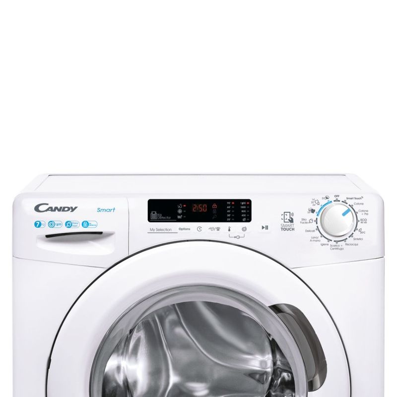 Candy-Smart-CSS4372DW4111-lavatrice-Caricamento-frontale-7-kg-1300-Giri-min-Bianco