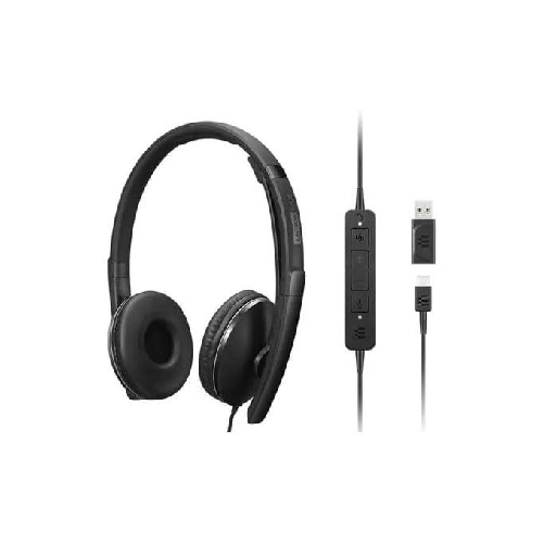 Lenovo-4XD1M45627-cuffia-e-auricolare-Cablato-A-Padiglione-USB-tipo-C-Nero