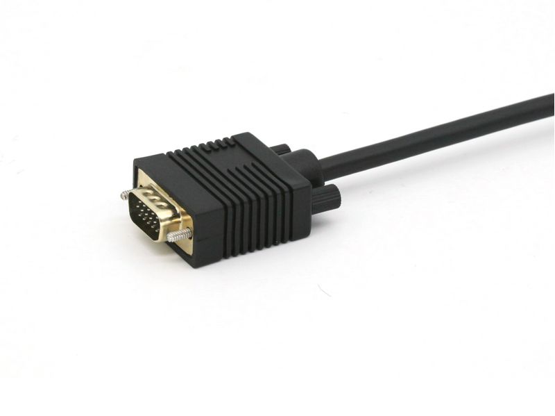 Conceptronic-Cavo-e-Adattatore-Video-2mt-VGA--D-Sub--DisplayPort-Nero