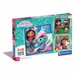 Clementoni Puzzle 48 Pezzi Gabby's Dollhouse Tris Supercolor