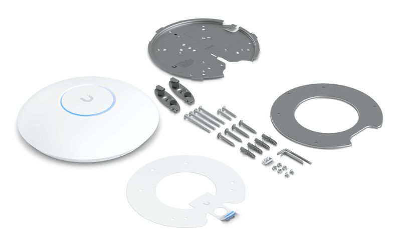 Ubiquiti-U7-Pro-5400-Mbit-s-Bianco-Supporto-Power-over-Ethernet--PoE-