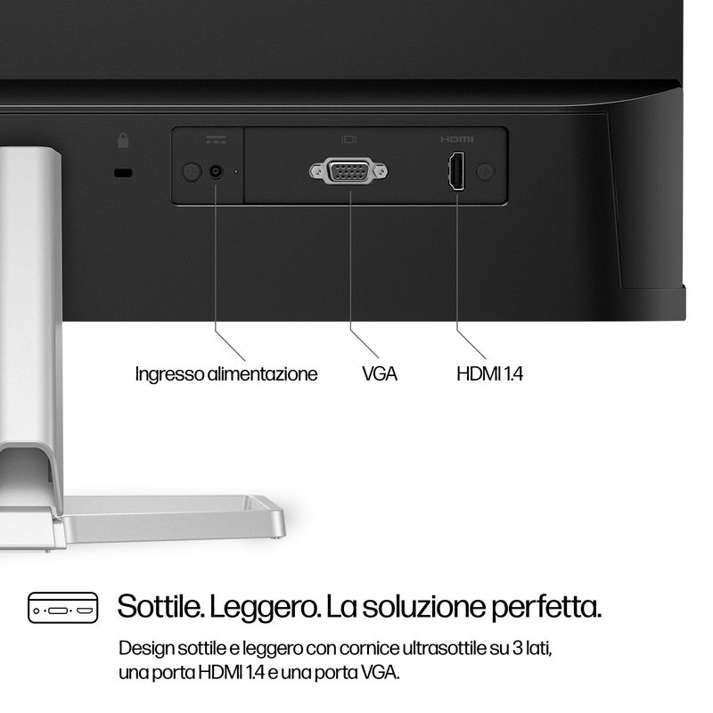 HP-524sf-Monitor-Piatto-per-PC-23.8---1920x1080-Pixel-Full-HD-Bianco