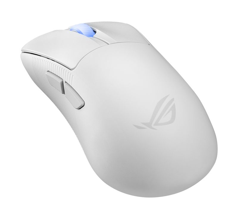Asus-ROG-Keris-II-Ace-Wireless-AimPoint-White-Mouse-Mano-Destra-RF-Wireless--Bluetooth--USB-Type-A-Ottico-42000-DPI