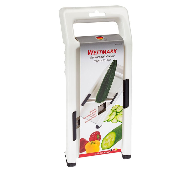 Westmark-Famos-affettatrice-Manuale-Nero-Bianco-Plastica