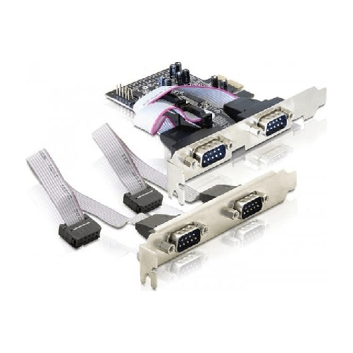 DeLOCK-4-x-serial-PCI-Express-card-scheda-di-interfaccia-e-adattatore
