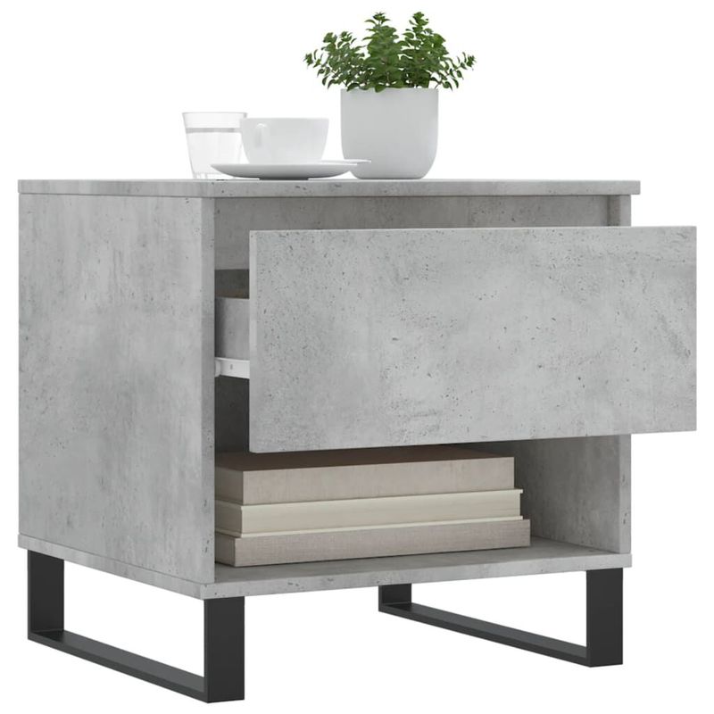 vidaXL-Tavolini-Salotto-2pz-Grigio-Cemento-50x46x50-Legno-Multistrato