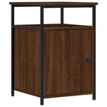 vidaXL-Comodino-Rovere-Marrone-40x42x60-cm-in-Legno-Multistrato