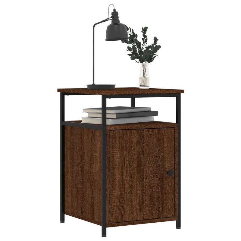 vidaXL-Comodino-Rovere-Marrone-40x42x60-cm-in-Legno-Multistrato