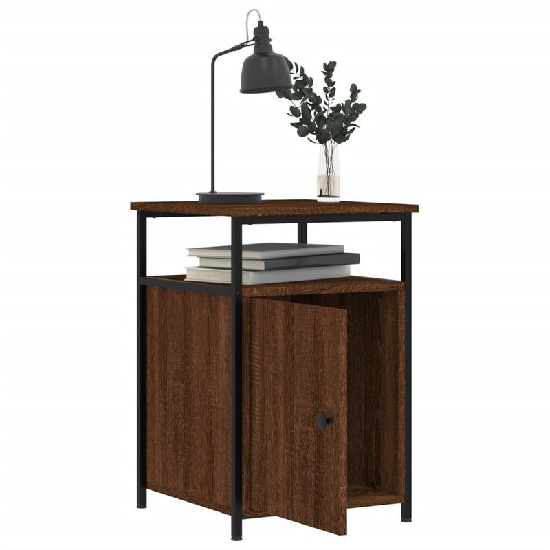 vidaXL-Comodino-Rovere-Marrone-40x42x60-cm-in-Legno-Multistrato
