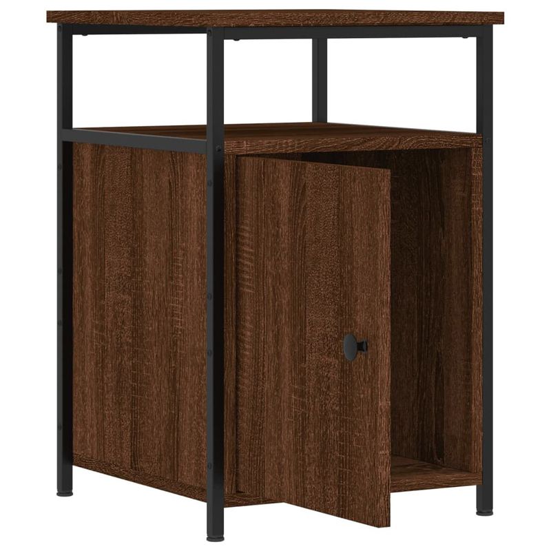 vidaXL-Comodino-Rovere-Marrone-40x42x60-cm-in-Legno-Multistrato