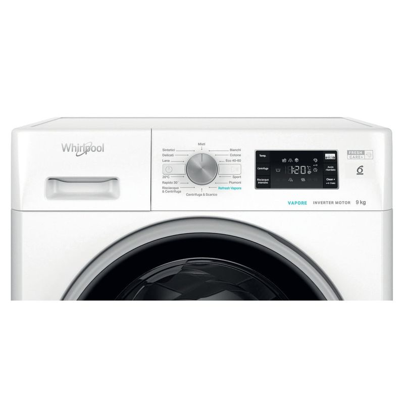 Whirlpool-FFB948BSVIT-Lavatrice-Carica-frontale-9-kg-1400-giri-Classe-A-Inverter-Vapore-6°senso-Fresh