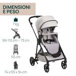 Chicco-Passeggino-4-Ruote-Seety-Florence-Beige