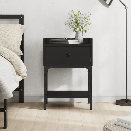 vidaXL-Comodino-Nero-405x31x60-cm-in-Legno-Multistrato