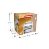 Imperia-Pasta-Presto-Gourmet-Antracite-5703-Sfogliatrice-Elettrica-con-T25-6-230v-Colore-Antracite