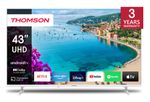 Thomson-43UA5S13W-Smart-TV-43-Pollici-4K-Ultra-HD-Display-LED-Sistema-Android-TV-DVBT2-C-S2-Classe-F-colore-Bianco
