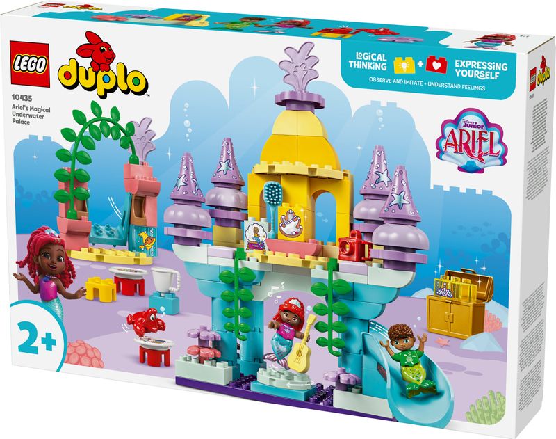 LEGO-DUPLO-Disney-Il-Magico-Palazzo-Sottomarino-di-Ariel-Giochi-Educativi-per-Bambine-e-Bambini-da-2-Anni-Castello-Giocattolo-della-Sirenetta-da-Costruire-e-Ricostruire-con-Personaggi-10435