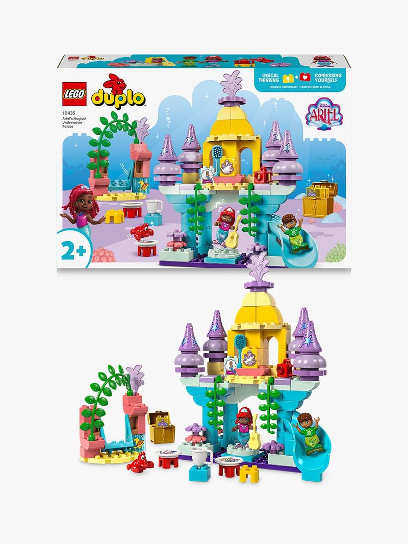LEGO-DUPLO-Disney-Il-Magico-Palazzo-Sottomarino-di-Ariel-Giochi-Educativi-per-Bambine-e-Bambini-da-2-Anni-Castello-Giocattolo-della-Sirenetta-da-Costruire-e-Ricostruire-con-Personaggi-10435