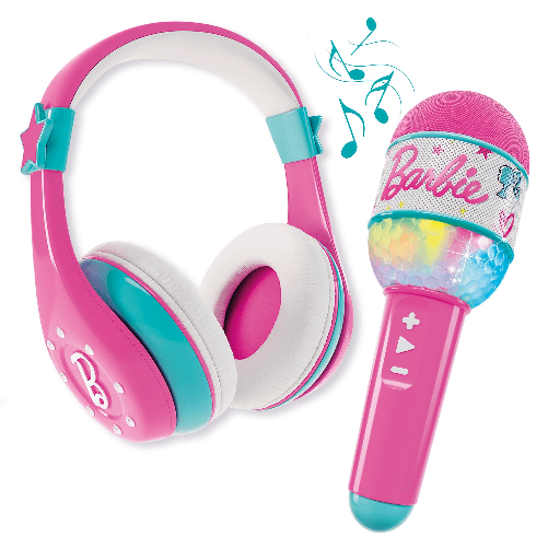 Lisciani-Microfono-Giocattolo-Barbie-Sound-Your-Style-con-Cuffie