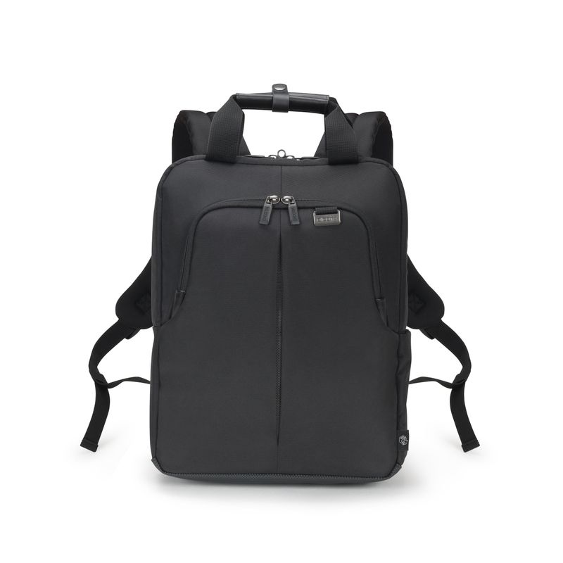 Dicota-ECO-Slim-PRO-zaino-Casual-backpack-Nero-Polietilene-tereftalato--PET---ECO-BACKPACK-SLIM-PRO-12-14.1---BLACK-