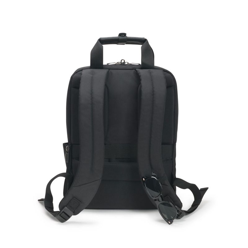 Dicota-ECO-Slim-PRO-zaino-Casual-backpack-Nero-Polietilene-tereftalato--PET---ECO-BACKPACK-SLIM-PRO-12-14.1---BLACK-