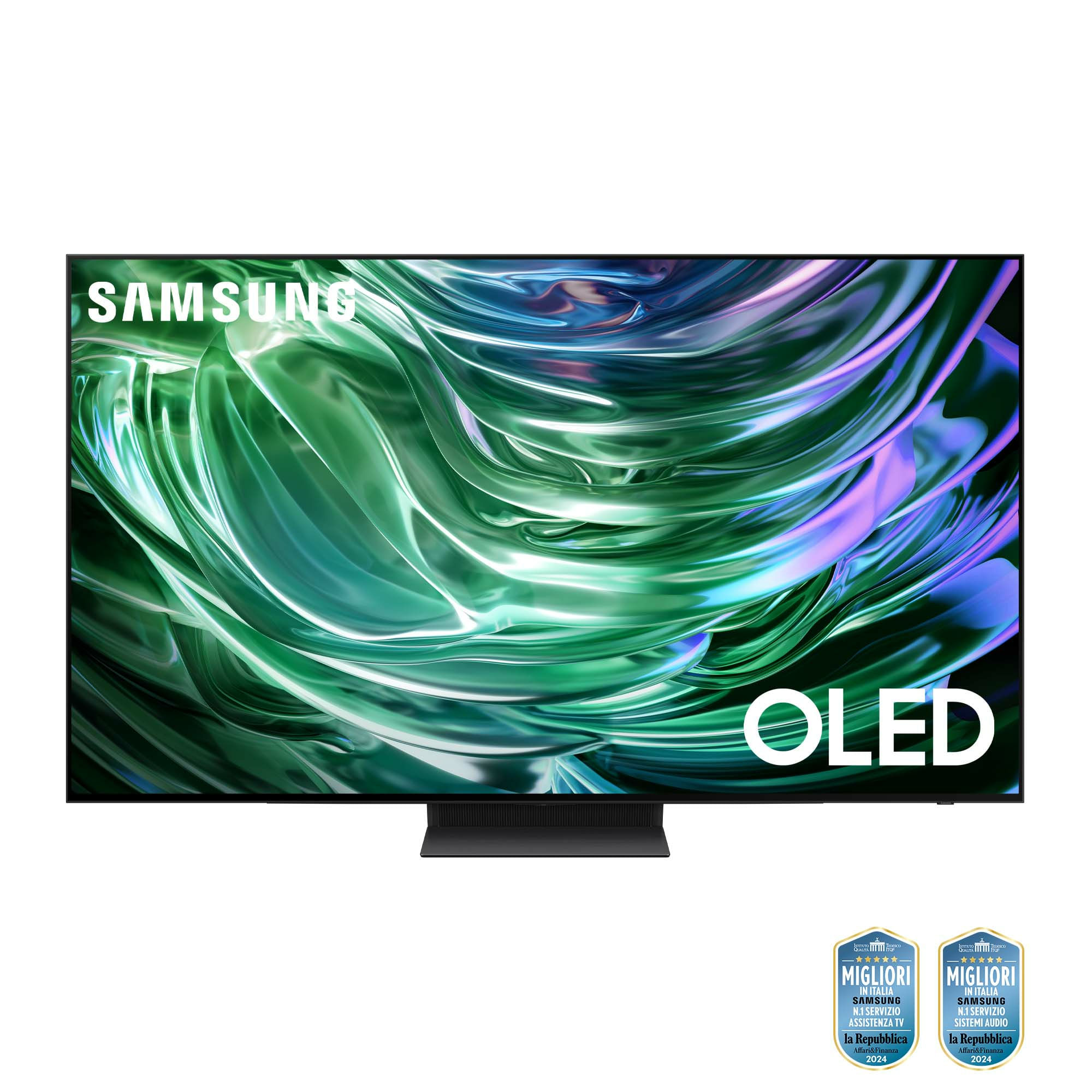 Samsung TV OLED 4K 48” QE48S90DAEXZT Smart TV Wi-Fi Graphite Black 2024, Processore NQ4 AI GEN2, Self
