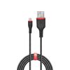 Lindy-31291-cavo-Lightning-1-m-Nero