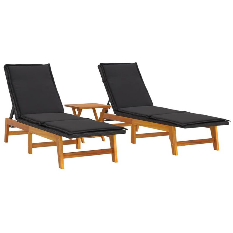 Set-Mobili-da-Giardino-3-pz-Polyrattan-e-Legno-Massello-Acacia